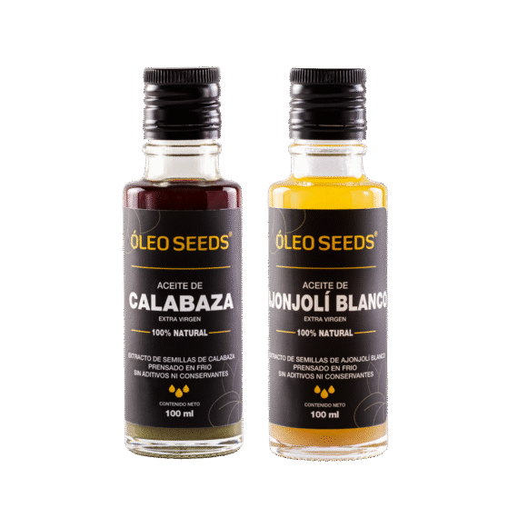 KIT ACEITE DE CALABAZA + AJONJOLI BLANCO