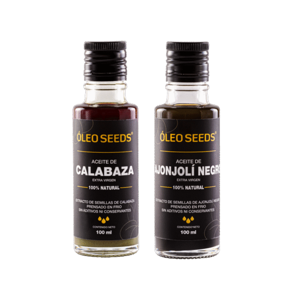 KIT ACEITE DE AJONJOLI NEGRO+CALABAZA